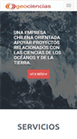Mobile Screenshot of geociencias.cl